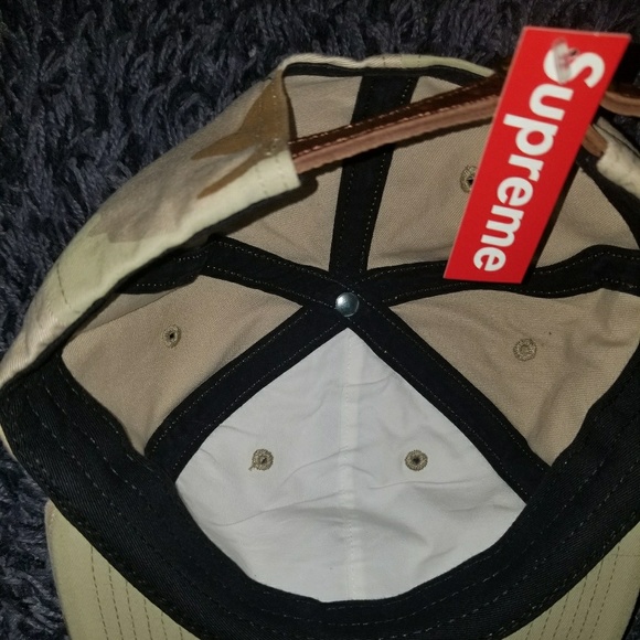 Supreme SS18 Signature Logo Side Pocket Cap - Picture 5 of 5